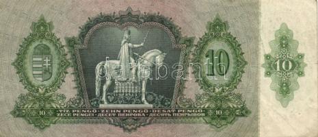 1930. 20P + 1936. 10P (2x) csillagos és csillag nélküli sorozatszám T:III,II-