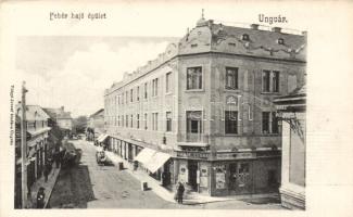 Ungvár Fehér Hajó, the shop of the Feuerlicht brothers