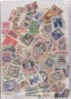 1868-tól 133 db klf magyar okmánybélyeg ömlesztve