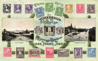 Vienna Franz Joseph anniversary, stamps (EK)