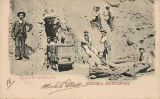 Monteponi mine workers
