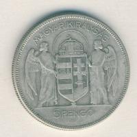 1930. 5P Ag "Horthy jobbra" T:3