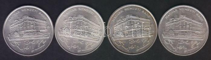 1993. 200Ft Ag "MNB" (4x) T:1-,1-/2,2