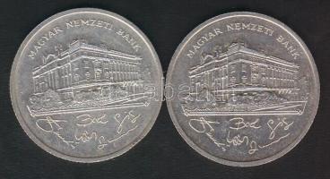 1992. 200Ft Ag "MNB" (2x) T:2+