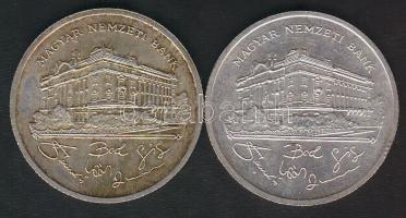 1992. 200Ft Ag "MNB" (2x) T:2+,2 ph