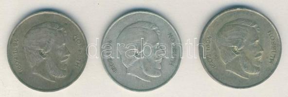 1947. 5Ft Ag "Kossuth" (3x) T:2-,3 ph