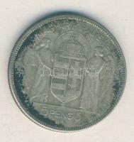 1930. 5P Ag "Horthy jobbra" T:3 patina