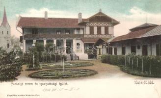 Csízfürdő spa office and hall