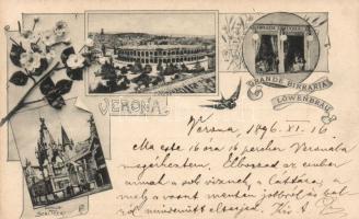 Verona with Löwenbräu pub