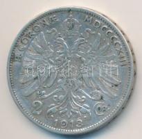 Ausztria 1913. 2K Ag T:2/2- /
Austria 1913. 2 Corona Ag C:XF/VF
