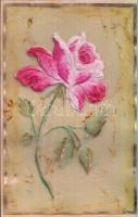 Floral silk card, Raphael Tuck