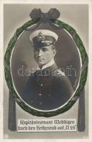 Captain lieutenant Weddingen, hero from the U29