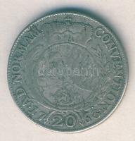 Német Államok/Pfalz-Sulzbach 1763AS. 20Kr Ag "Karl Theodor" T:3 / German States/Pfalz-Sulzbach 1763AS. 20 Kreuzer Ag C:F