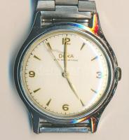 Működőképes Doxa márkájú ffi karóra, a számlapon kisebb sérülés