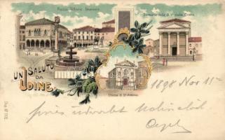 1898 Udine litho