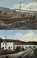 Dobrosd sawmill and the storehouse of Adolf Klein (EK)