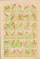 1.500 db magyar gyufacímke 30-as tömbökben