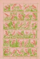 1.500 db magyar gyufacímke 30-as tömbökben