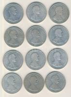 1930. 5P Ag "Horthy jobbra" (12x) T:3 ph