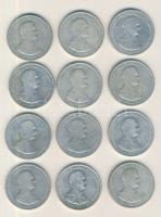1930. 5P Ag "Horthy jobbra" (12x) T:3 ph