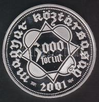 2001. 3000Ft Ag "Ezeréves a magyar pénzverés" T:PP Csak 5000db!