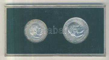 1968. 50Ft Ag + 100Ft Ag "Semmelweis" pár plasztiktokban T:BU