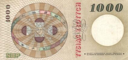 Lengyelország 1965. 1000Zl T:III+/
Poland 1965. 1000 Zloty C:F+