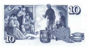 Izland 1961. 10K + 50K T:I /
Iceland 1961. 10 Kronur + 50 Kronur C:Unc