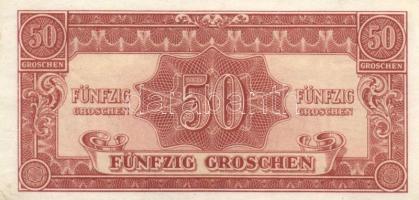 Ausztria/Szövetséges katonai megszállás 1944. 50Gr + 1Sch + 10Sch + 20Sch + 50Sch + 100Sch T:II,II- / Austria/Allied Military Authority 1944. 50 Groschen + 1 Schilling + 10 Schilling + 20 Schilling + 50 Schilling + 100 Schilling C:XF,VF