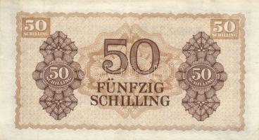 Ausztria/Szövetséges katonai megszállás 1944. 50Gr + 1Sch + 10Sch + 20Sch + 50Sch + 100Sch T:II,II- ...