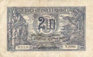 Románia 1920. 1L + 2L + 1948. 100L T:III /
Romania 1920. 1 Lei + 2 Lei + 1948. 100 Lei C:F