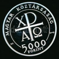 2009. 5000Ft "Kálvin János" Ag T:PP Tanúsítvánnyal!