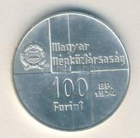 1974. 100Ft Ag "50 éves az MNB" T:BU