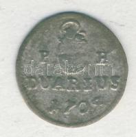 I.Lipót 1704KB 1Duarius Ag (billon) T:3