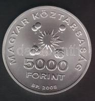 2008. 5000Ft Ag "Teller Ede" T:BU Csak 4000db! Tanúsítvánnyal!