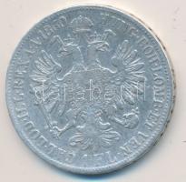 Ausztria/olasz verdejel 1860V 1Fl Ag T:3/3+ /
Austria/Italian mint mark 1860V 1 Florin Ag C:F/F+