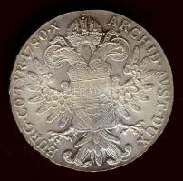 Ausztria 1780SF Tallér Ag "Mária Terézia" utánveret T:2 /  Austria 1780SF Thaler Ag "Maria Theresia" restrike C:XF