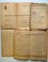 cca 1920-1950 Hatalmas, több száz darabos okmány hagyaték tétel, főként házassági anyakönyvi kivonat...