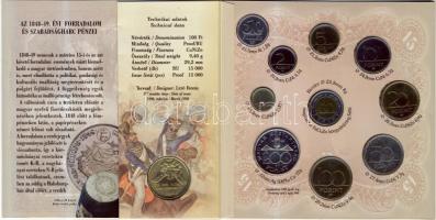 1998. 50f-200Ft 10klf db, benne 2klf 100Ft és 200Ft Ag "Deák" + 1db 100Ft "1848-49-es...