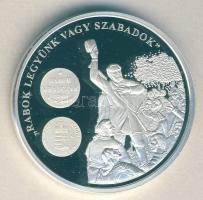DN "A magyar pénz krónikája-Rabok legyünk vagy szabadok" Ag emlékérem, 20g T:PP Csak 2004d...