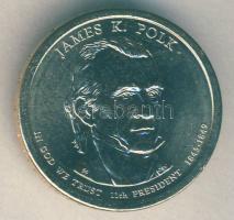 USA 2009. 1$ "James K. Polk" T:BU tanúsítvánnyal /
USA 2009. 1 Dollar "Jams K. Polk&...