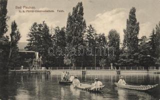 Bad Fischau military school, lake