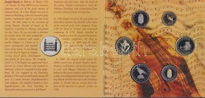 2009. 5Ft-200Ft "Haydn" 6klf darabból álló forgalmi érme sor + "Joseph Haydn" Ag...