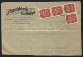Inflation cover, (19. díjszabás) Túlsúlyos helyi levél 4000 milpengő bérmentesítéssel
