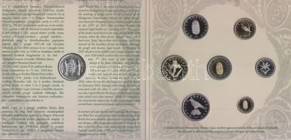 2007. 1Ft-100Ft 8klf db, szettben, benne "Berán Lajos és a pengő" Ag (999) emlékérem T:PP ...