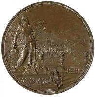 1886 szeptember 2. "Buda visszavívásának CC. éves emlékére Budapest Főváros" bronz emlékér...