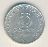 1948. 5Ft Ag "Petőfi" T:2+