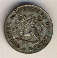 Olasz Államok/Velence osztrák megszállás-forradalom 1848ZV 15c Ag T:3 ly. /
Italian States/Venice A...