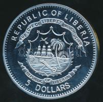 Libéria 2009. 5$ "Bonaparte Napoleon" T:PP Tanúsítvánnyal, csak 2000db! / 
Liberia 2009. ...
