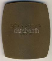 1979. "Magyar Bélyeggyűjtők Országos Szövetsége Budapest" Br emlékplakett eredeti díszdobo...
